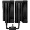 Oro aušintuvas DeepCool AG620 BK ARGB V2 — 120 mm dvigubas ventiliatorius, 6 šilumos vamzdeliai, LGA 1700/AM4/AM5 palaikymas, juodas