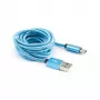 Sbox USB->Type C M/M 1.5m CTYPE-1.5BL mėlynas