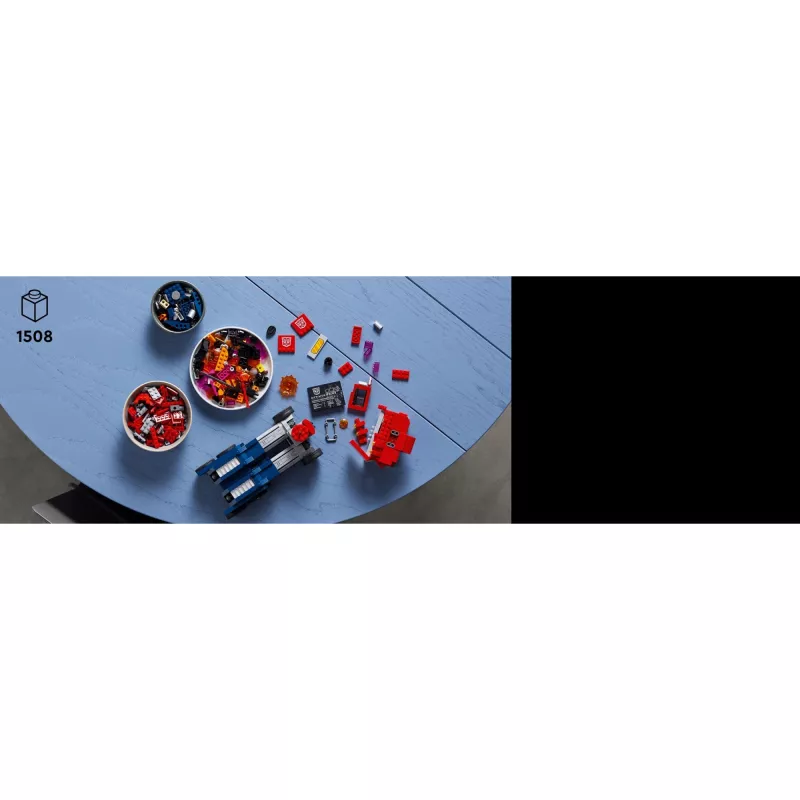 LEGO® 10302 Icons Optimus Prime, transformerių roboto modelio rinkinys