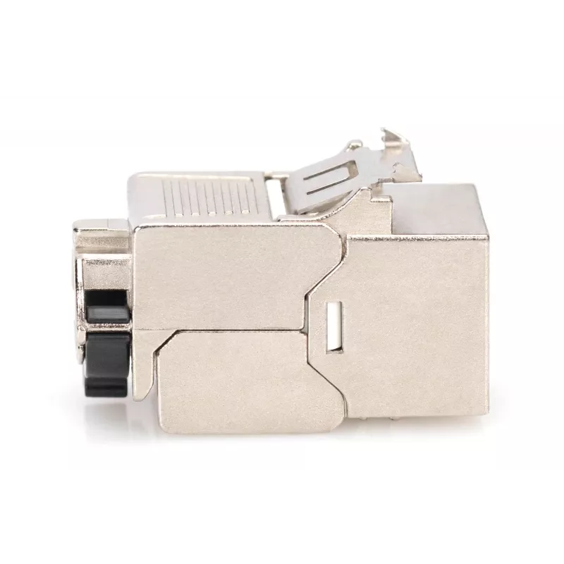 Kertinis modulis Digitus CAT 8.1 RJ-45 ekranuotas plokščias baltas