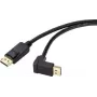 Renkforce DisplayPort jungiamasis kabelis 1,50 m SP-9163732 auksuoti kontaktai juodas [1x DisplayPort kištukas – 1x DisplayPort kištukas] (SP-9163732)