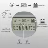 Qoltec, saulės MPPT įkrovimo valdiklis su temperatūros jutikliu 20A 12V/24V Ekranas LCD 2 x USB