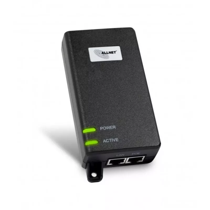 ALLNET ALL-PI102-BT60-5G PoE injektorius 60 W, plastikinis korpusas, vieno prievado PoE++