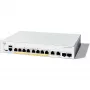 Cisco Catalyst 1300-8FP-2G - komutatorius - L3 - valdomas - 8 x 10/100/1000 (PoE+) + 2 x Combo Gigabit SFP/RJ-45 - montuojamas stelaže - PoE+ (120 W) (C1300-8FP-2G)