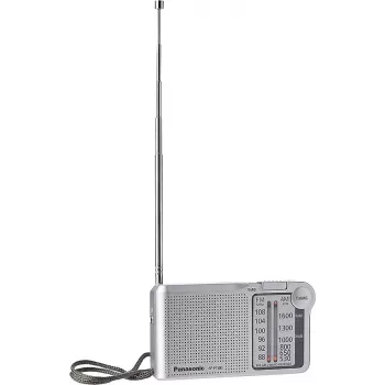 Panasonic RF-P150DEG nešiojamasis analoginis radijas, sidabrinis