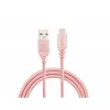 USB laidas Tellur TLL155281 USB 2.0 1 m USB A USB C rožinis auksas