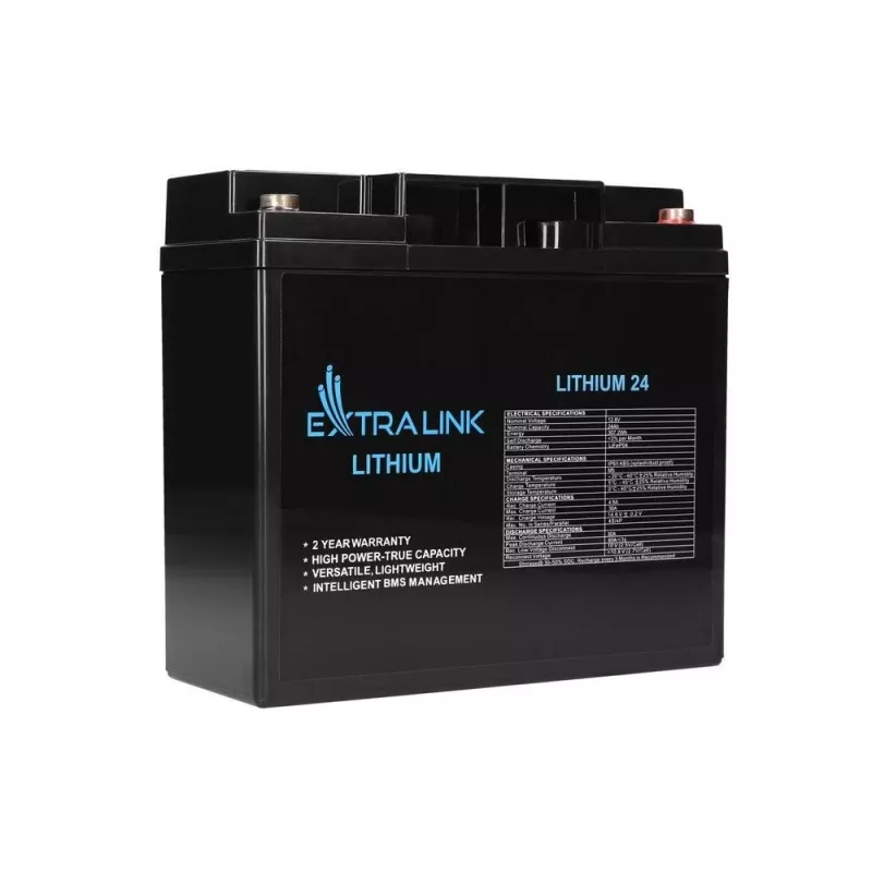 Extralink įkraunama baterija LiFePO4 24000 mAh 12,8 V