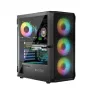 Kompiuterio korpusas Logic Concept Portos ARGB ATX juodas