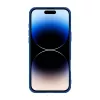 Apsauginis telefono dėklas Nillkin CamShield Pro, skirtas iPhone 16 Pro Max, mėlynas, slankiojanti kameros danga