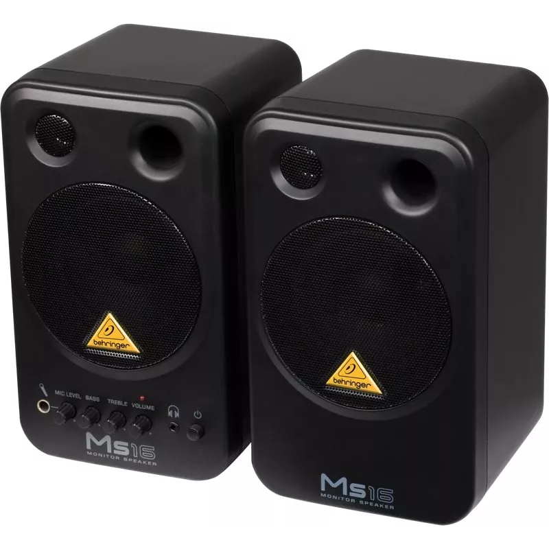 Behringer MS16 garsiakalbis 2 juostų juodas laidinis 16 W