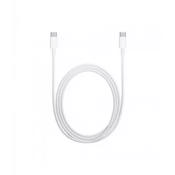 USB C - USB C kabelis 1m. silicone Balta