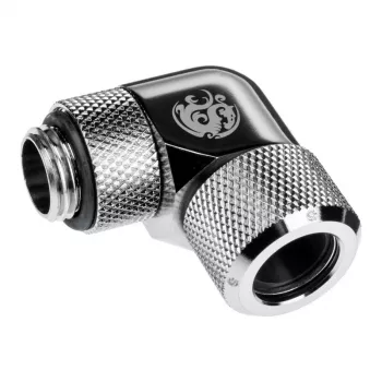 Vamzdelis kompiuterio aušinimo sistemai BitsPower BP-E90RMLA12 — žalvaris, 12 mm skersmuo, sidabrinis