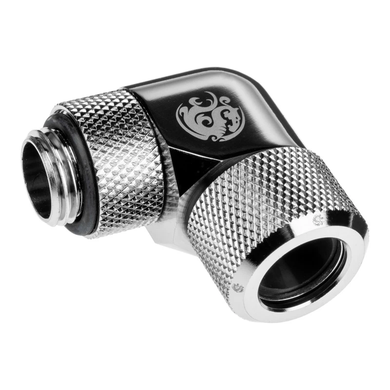 Vamzdelis kompiuterio aušinimo sistemai BitsPower BP-E90RMLA12 — žalvaris, 12 mm skersmuo, sidabrinis