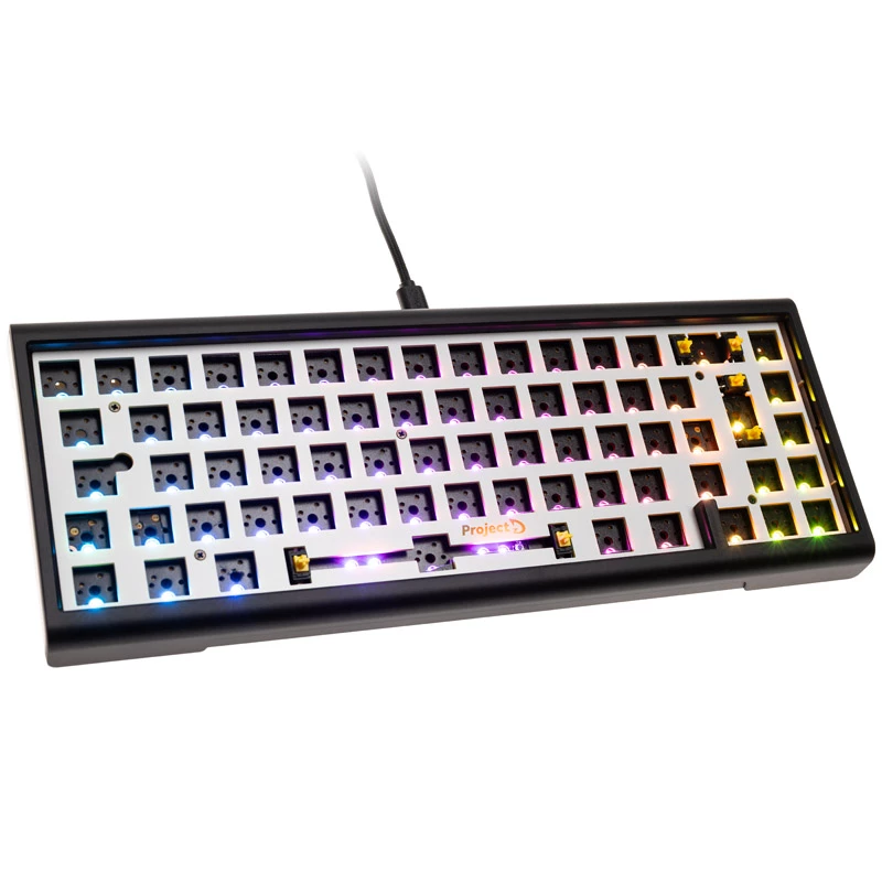 Ducky Tinker 65 Barebone klaviatūra Žaidimams USB Vokiška Juoda