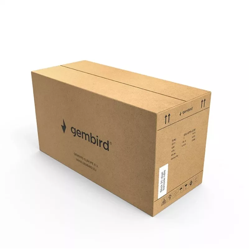Gembird EG-UPS-036 nepertraukiamo maitinimo šaltinis (UPS) Line-Interactive 3 kVA 1800 W 6 AC lizdai