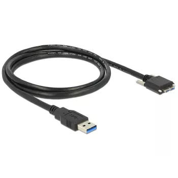 USB kabelis DeLOCK 1m USB 3.0 USB 3.2 Gen 1 Micro-USB B Juodas