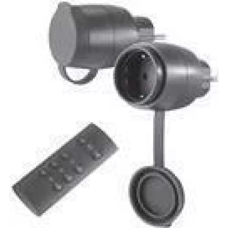 REV - Smartplug-Kit - mini - belaidis - 433,05 - 434,79 MHz - juoda (0085600503)