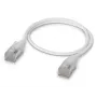 Tinklo kabelis Ubiquiti UACC-Cable-Patch-EL-C6A-0.3M-W RJ-45 Cat6a 0,3 m permatomas baltas