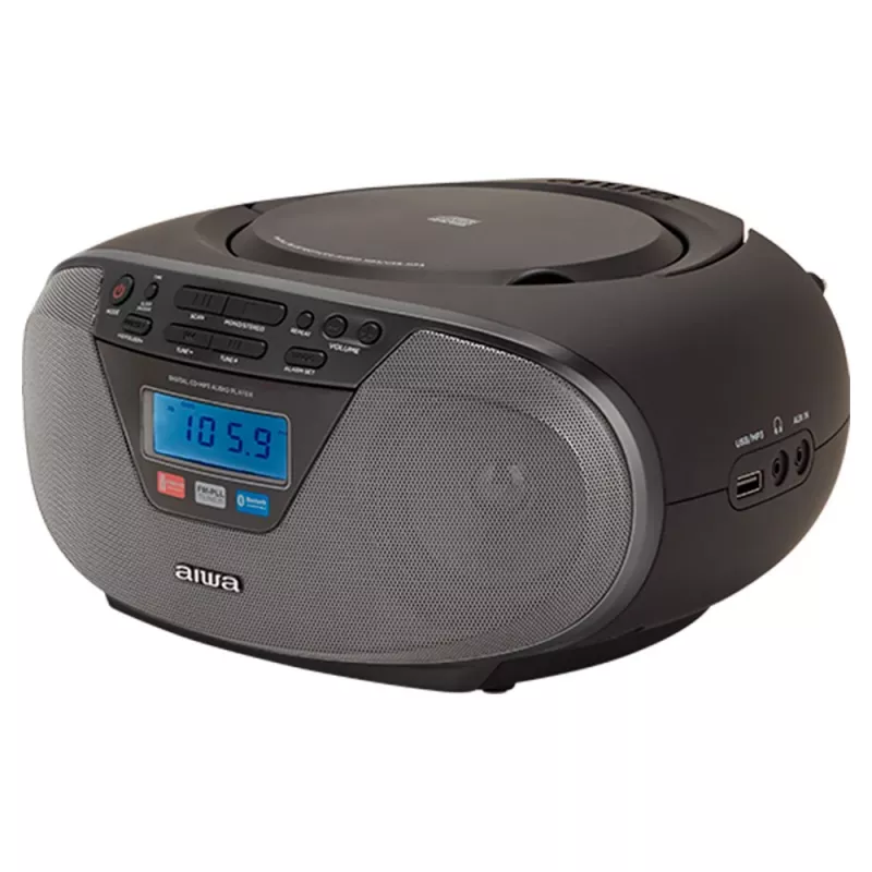 Audio Micro System Aiwa BBTU-400BK, CD/MP3/FM-PLL/BT grotuvas (juodas)