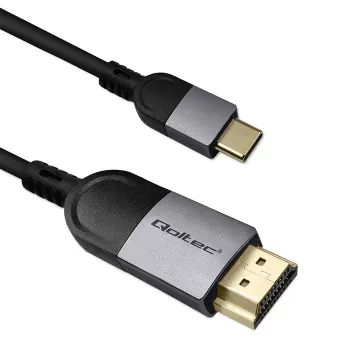USB-C į HDMI kabelis QOLTEC 50438 — 2 m, 4K 60 Hz