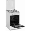 Simfer viryklė 4401SGRBB Kaitlentės tipas Dujos Orkaitės tipas Dujos Balta Plotis 50 cm 49 L Gylis 55 cm