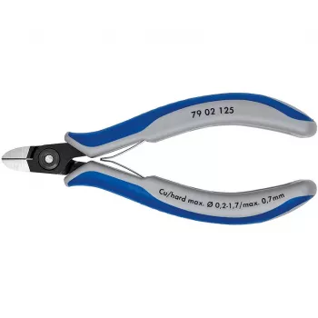 KNIPEX precizinės elektronikos šoniniai pjaustytuvai