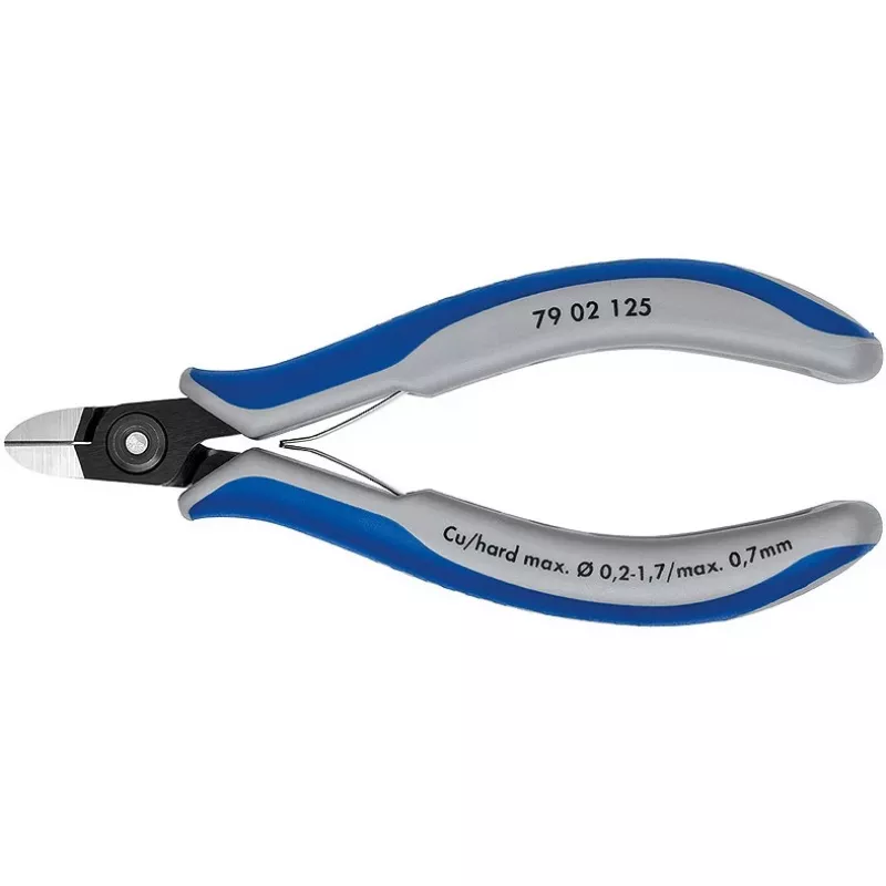 KNIPEX precizinės elektronikos šoniniai pjaustytuvai