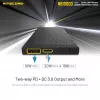 Portable Power Bank Nitecore NB10000 — 10000 mAh, USB‑A + USB‑C, 38W total output, Pilka