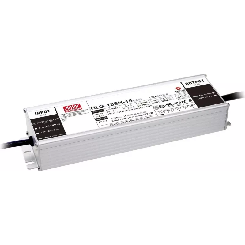 LED maitinimo blokas mean well 156W 12V IP67, modelis 51405022