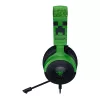 Laidinės žaidimų ausinės Razer Kraken V4 X — antausinės, 20–20000 Hz, 1,8 m laidas, 310 g, juoda/žalia