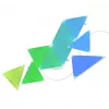 Trikampiai LED skydiniai šviestuvai Nanoleaf NL47-0002TW-9PK — 9 vnt. RGB sieninių plokščių rinkinys, maitinamas kintamąja srove, balti