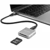 DeLOCK 91006 kortelių skaitytuvas pilkas SD USB Type-C 10000 Mbit/s