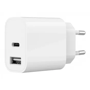 UNIVERSALUS USB ĮKROVIKLIS BALTAS/2P TA-UC-2AC12-01 GEMBIRD