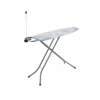 Viso dydžio lyginimo lenta VILEDA Bravo Plus 143032 — reguliuojamas aukštis 80–97 cm, lenta 380×1200 mm, plieninio tinklelio viršus