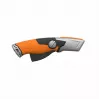 Fiskars 1062938 universalinis peilis juodas, oranžinis peilis su ašmenimis