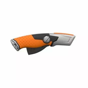 Fiskars 1062938 universalinis peilis juodas, oranžinis peilis su ašmenimis
