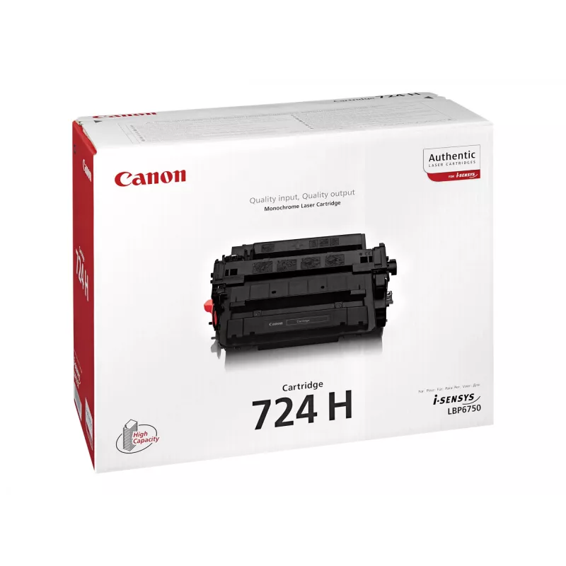 Canon CRG-724H tonerio kasetė, 1 vnt., Originali, juoda