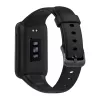 Silikoninis dirželis FIXED, skirtas Xiaomi Mi Smart Band 7 Pro — juodas, reguliuojamas, atsparus vandeniui