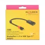 Vaizdo kabelio adapteris DeLOCK 63928 USB Type-C į DisplayPort 20 kontaktų