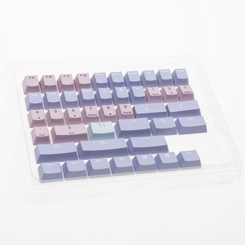 Keycap rinkinys Ducky Macaron PBT Doubleshot 133 klavišams mechaninėms klaviatūroms, Ducky DCA132-USMACOEPD1