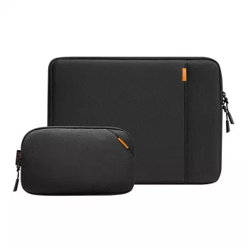 Nešiojamojo kompiuterio dėklo rinkinys 14 inch Tomtoc Defender-A13 (juodas)