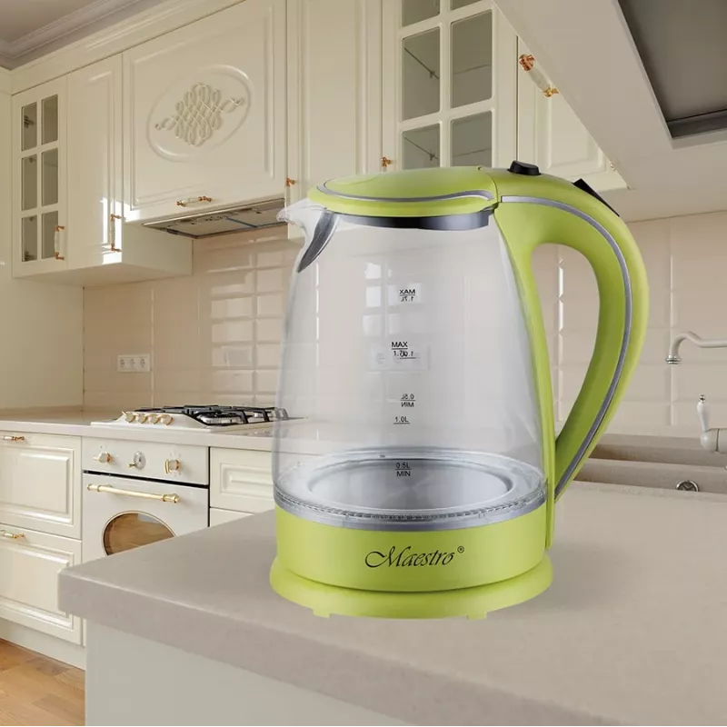 MAESTRO MR-064 elektrinis virdulys 1,7 l 2000 W (MR-064-GREEN) Žalias