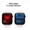 Išmanusis laikrodis „Apple Watch Series 11“ GPS + Cellular 42 mm auksinis titano korpusas, šviesiai rožinis sportinis dirželis M/L