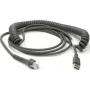 Datalogic USB laidas USB laidas, Type-A, spiralinis, 3,6 m (CAB-467)
