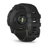 Išmanusis laikrodis GARMIN Instinct — 45 mm, 3,05 cm (1,2 col.) AMOLED 390×390 jutiklinis ekranas, 4 GB, GPS, silikoninis dirželis juodas, 53 g