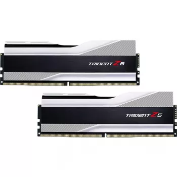 DIMM 64 GB DDR5-6000 (2x 32 GB) Dual-Kit, atmintis, sidabrinė, F5-6000J3238G32GX2-TZ5S, Trident Z5, INTEL XMP