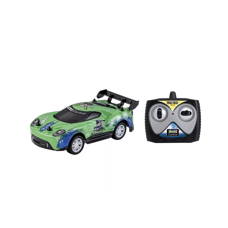 RC rally automobilis REVELL One Piece Zoro — nuotolinio valdymo modelis, kolekcinis teminis dizainas
