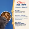 Šlapias kačių skanėstas maišelyje INABA Churu Meal Topper Tunas su šukutėmis 4 x 14 g