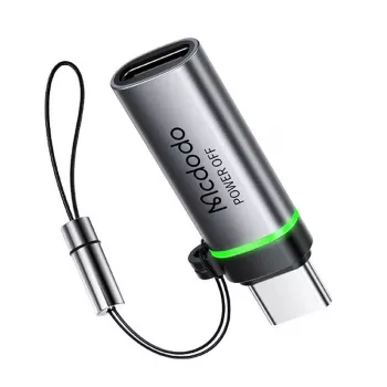 USB-C adapteris Mcdodo OT-2450 su automatiniu išsijungimu, USB-C į USB-A adapteris su automatiniu maitinimo išjungimu
