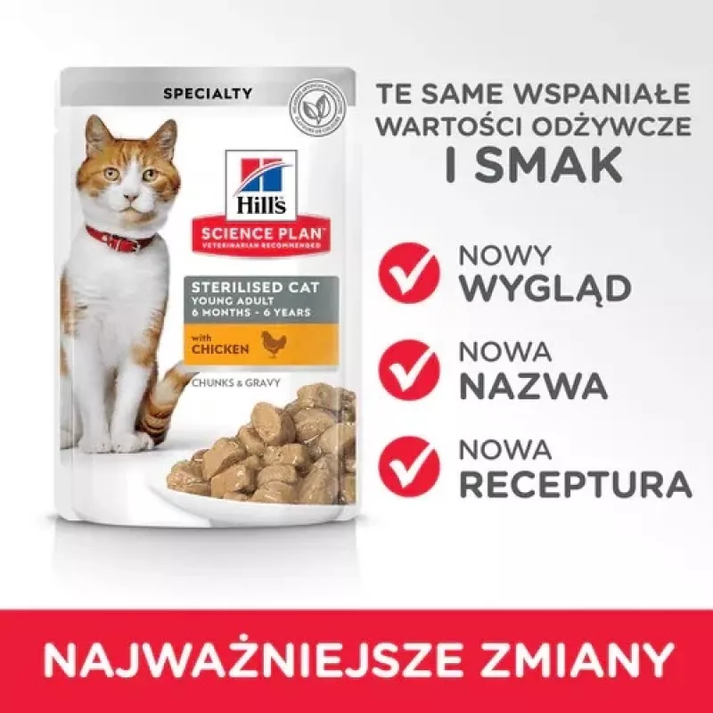 HILL'S Science Plan Adult su vištiena - šlapias kačių maistas - 85 g